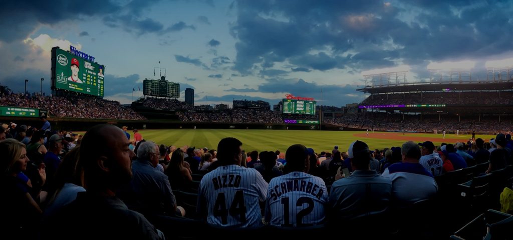シカゴ・カブスの球場の風景