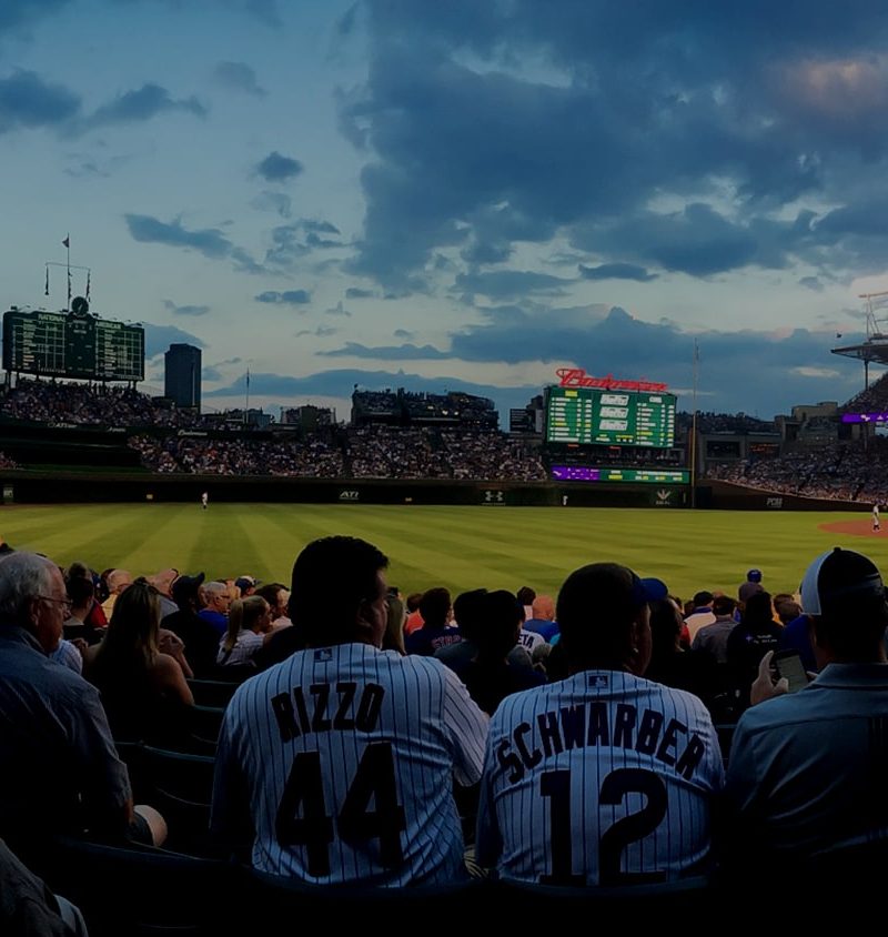 シカゴ・カブスの球場の風景